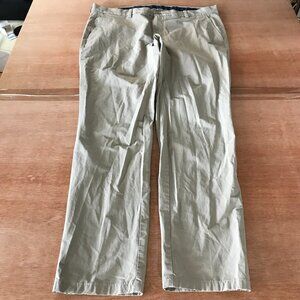 Vineyard Vines Performance Athletic Pants Men 38x30 Beige Mid Rise Athleisure